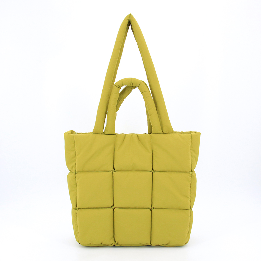 Womens Large Crossbody Weekender Soft Padded Puffy Shopper Tote Bag Puffer Quilted Shoulder Handbag factory