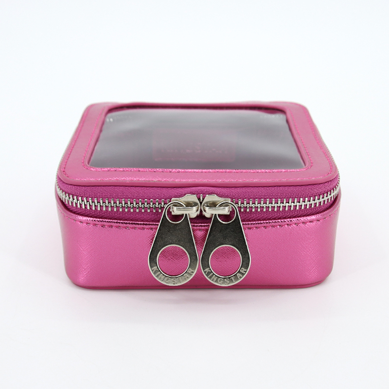 Small Waterproof Clear PVC Cosmetic Bag Customized Make up Pouch PU Travel Mini Fashion Plastic Makeup Bag With Zipper supplier