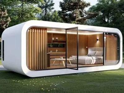 Resor glamping boutique memilih Apple Cabin karena lekuk modernnya dan daya tarik bagi tamu