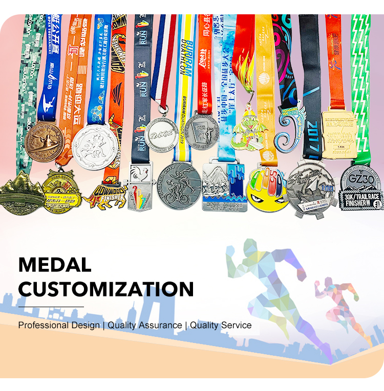 Manufacturer Sell Custom Large Medal 3D Curved Design Basketball Team Champion Sports Souvenir Medal With Custom Ribbon supplier