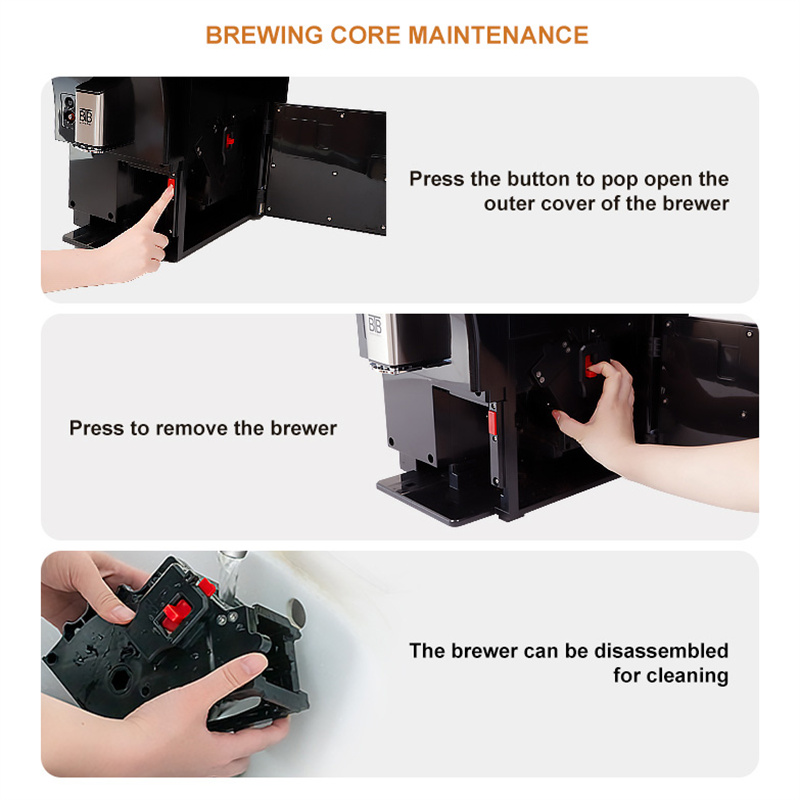 Customized coffee at your fingertips with the automatic espresso machine
