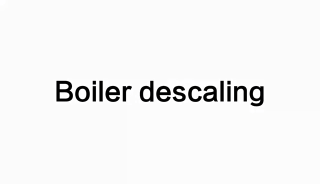Boiler descalling
