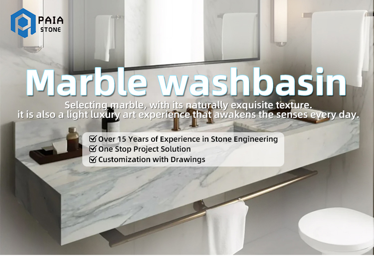 product modern natural stone azul macaubas low marble sink for hotel villa washroom bathroom water resistant eco friendly customizable-0