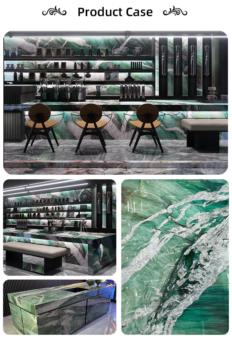 Paiastone Arabescato Carrara White Marble Polished Modern Kitchen Worktop details