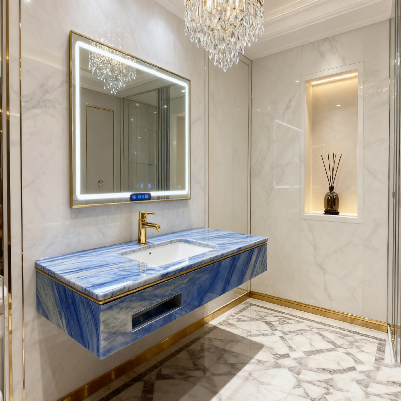 product modern natural stone azul macaubas low marble sink for hotel villa washroom bathroom water resistant eco friendly customizable-1