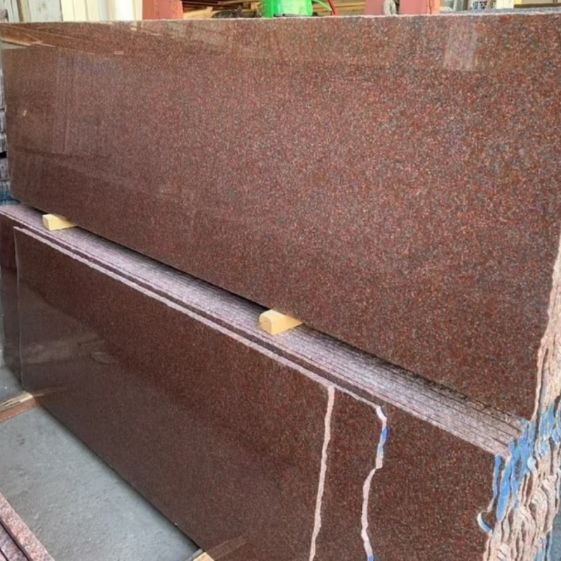 product modern indian red granite tombstone and monument with 1 year warranty for cemetery memorial-7
