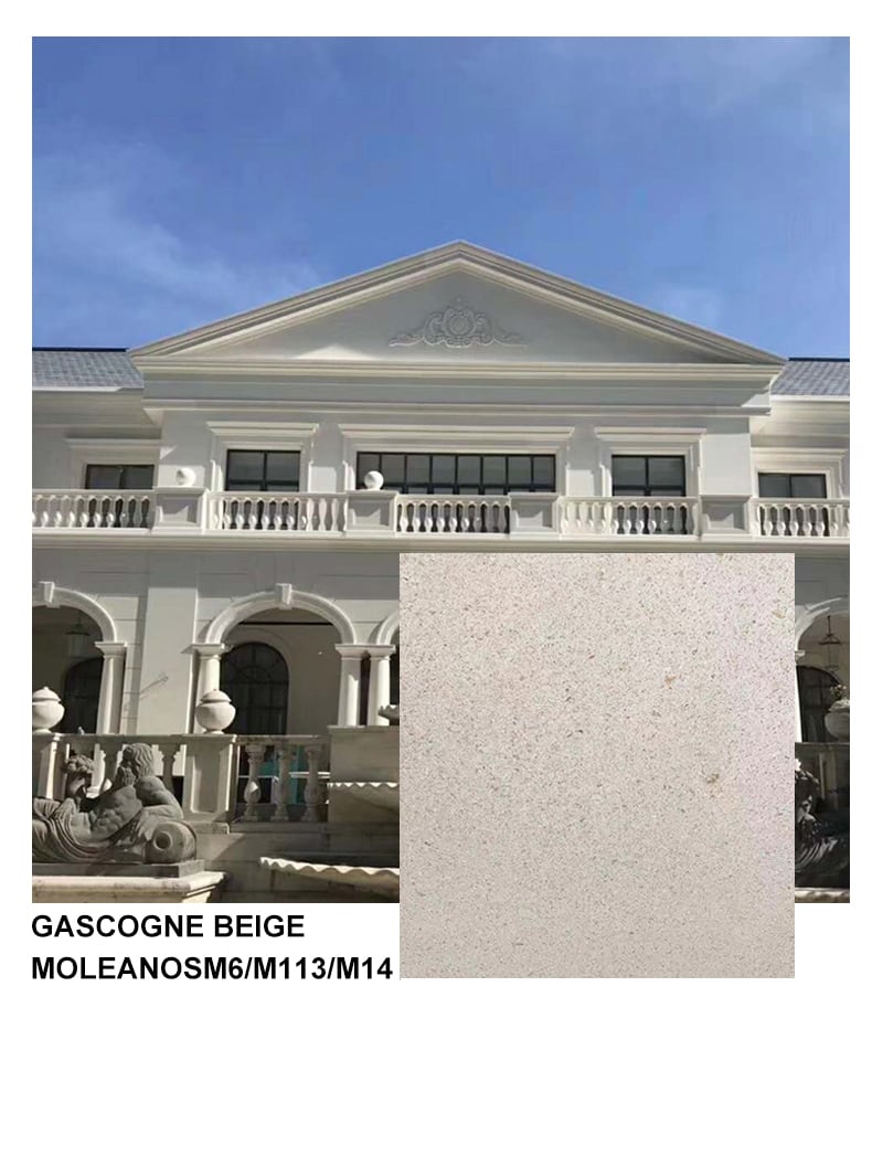 product modern outdoor decoration beauty nature stone flooring 2400mm1200mm18cm crema pearl limestone slab travertine outdoor modern-7