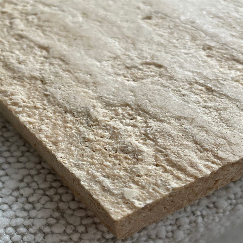 product paia cream beige travertine exterior wall cladding natural vein cut stone panels for ventilated facade dry hanging installation-5