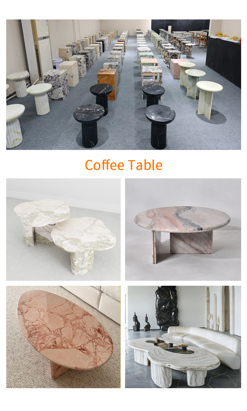 product pink rosa aurora marble modern dining coffee table low plinth eco friendly waterproof luxury natural customized side table-11