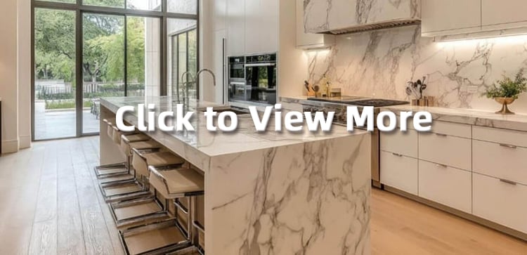 Paiastone Arabescato Carrara White Marble Polished Modern Kitchen Worktop manufacture
