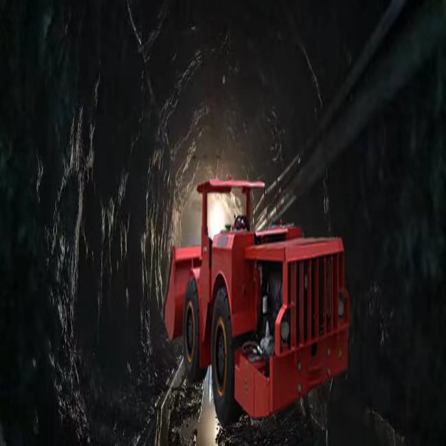 ShanDong TuoXing TC-0.75 Underground Lhd 1.5ton Load 0.75 Cbm Wheel Scooptram With Dana Transmission And Torque factory