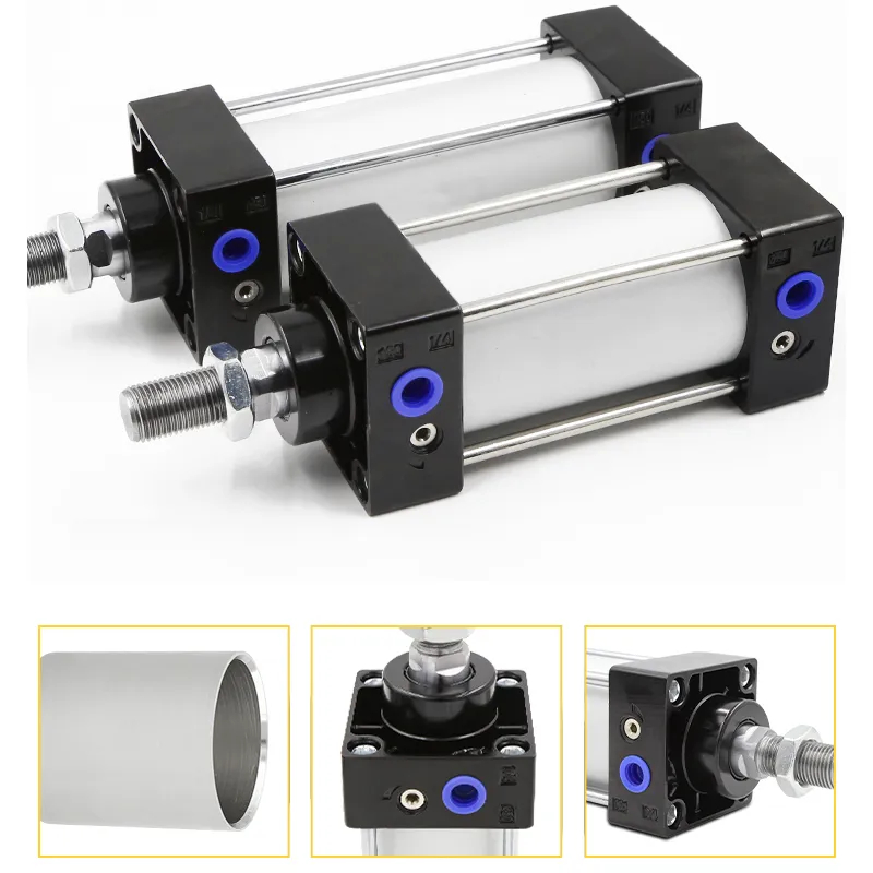 SC Standard Cylinder Double Acting Standard Telescopic Adjustable Stroke Pneumatic Cylinder supplier