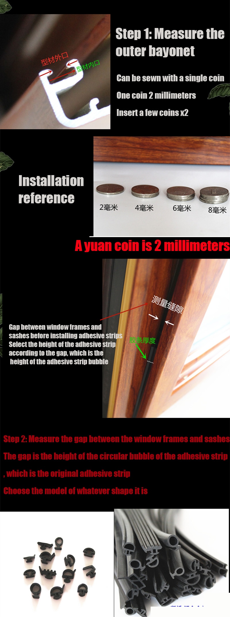 EPDM Rubber seal strip window and door windproof flexible glazing weather rubber gasket strip supplier