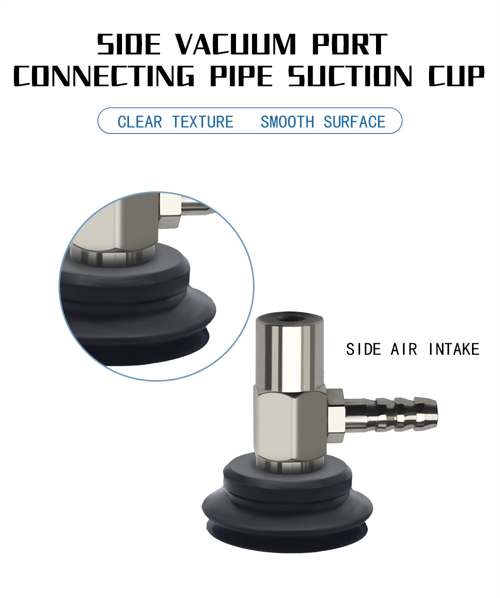 pneumatic fittings tool flag M50 silicone suction cups strong bowl wall suction cups details