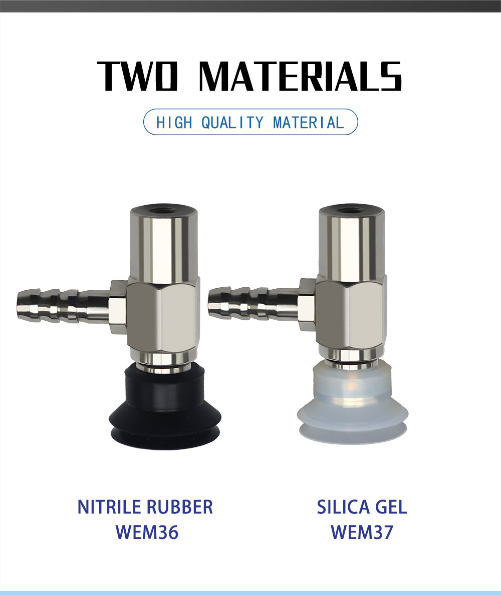 pneumatic fittings tool flag M50 silicone suction cups strong bowl wall suction cups details
