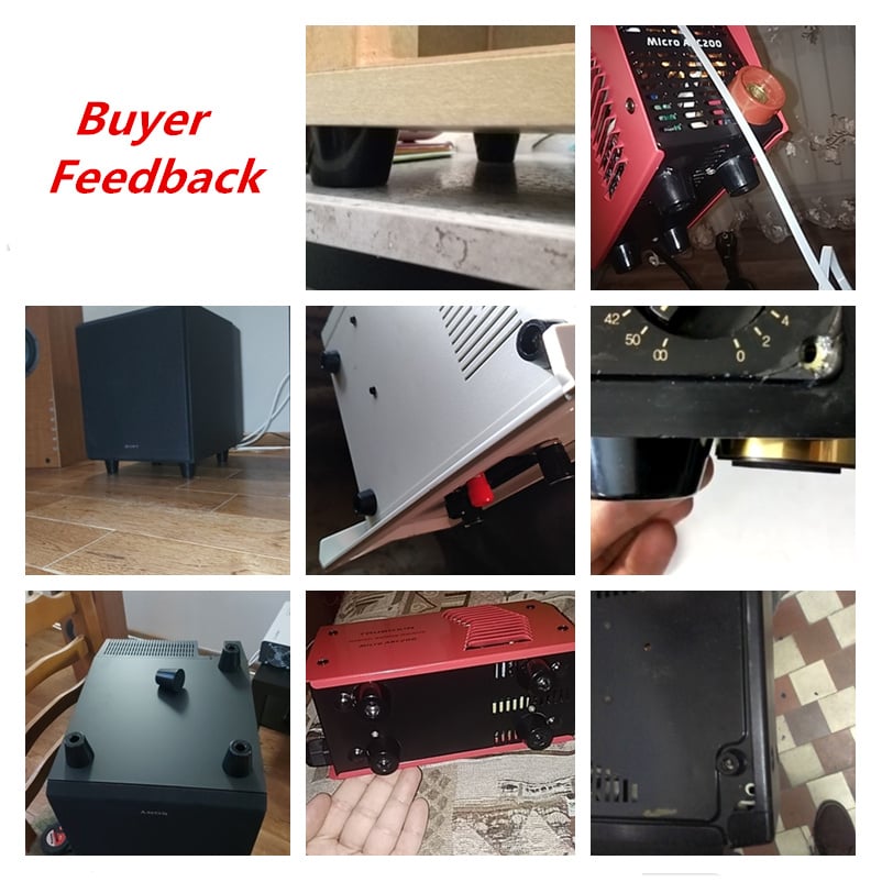 Anti skid Chassis Rubber Bumper Silicone Foot Pad Rubber Products Rubber Feet with gaskets supplier