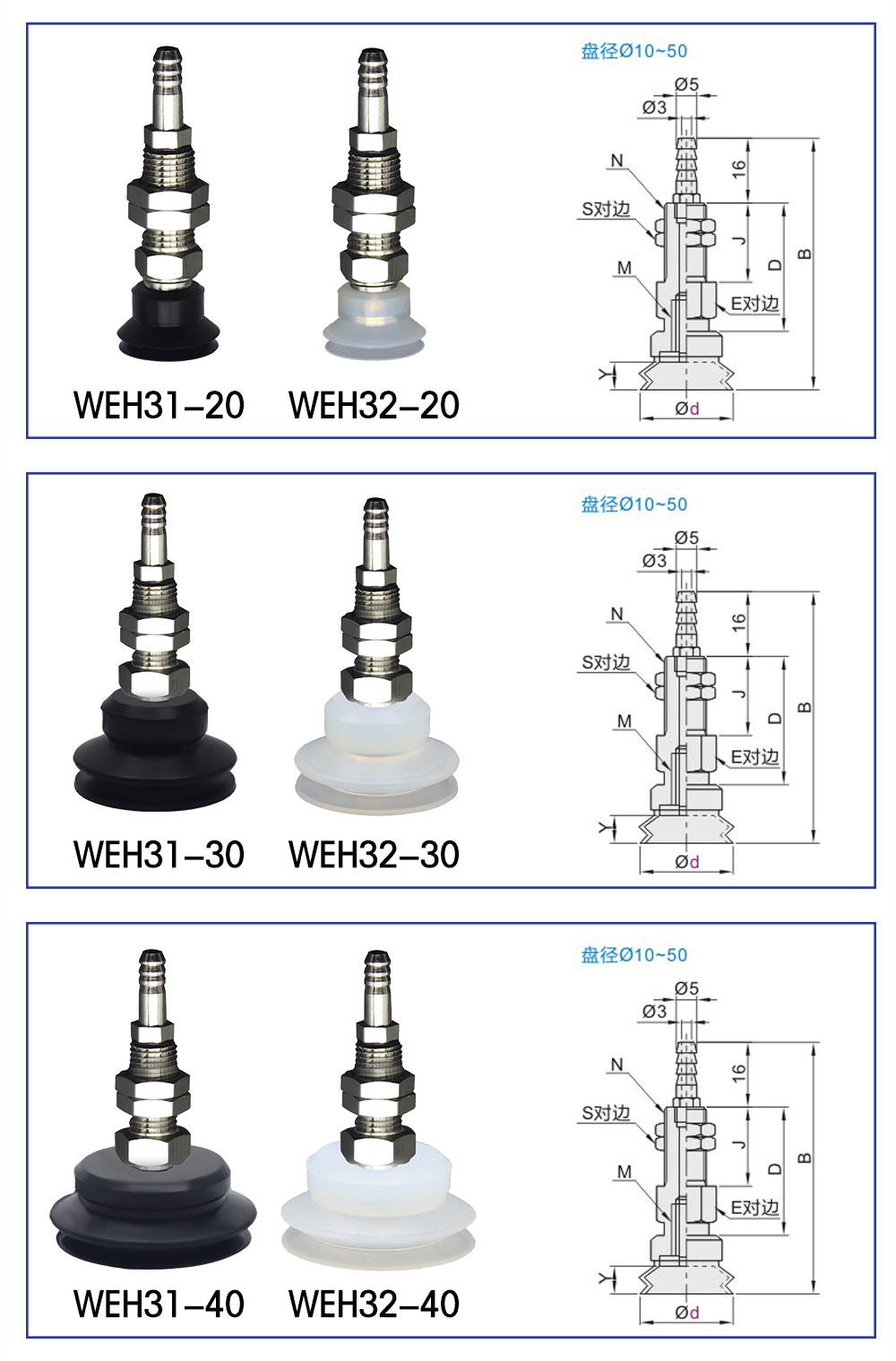 pneumatic fittings industrial M40 marble heavy duty 40mm small twist suction cup details