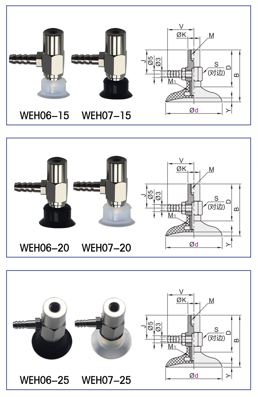 pneumatic fittings industrial M120 c-cup silicone cup suction heavy-duty sucker suction cup supplier