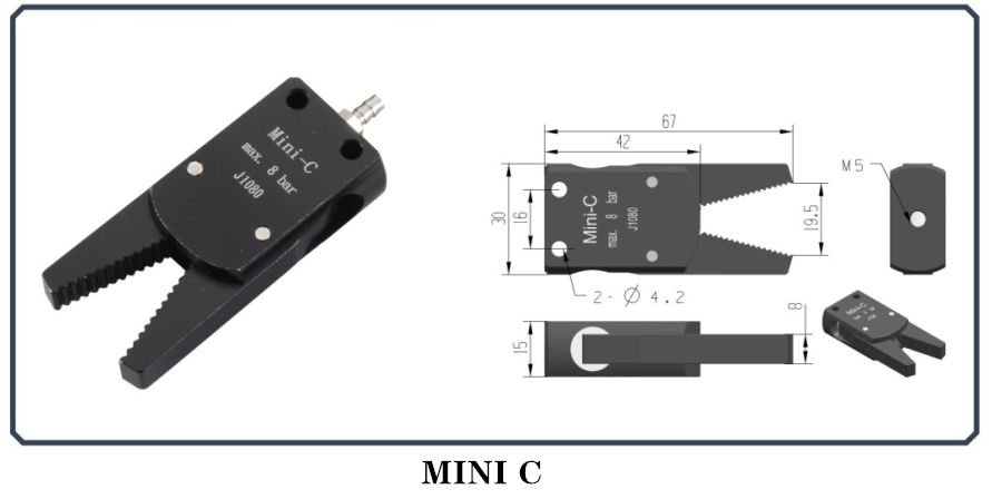 Star special nozzle clamp gr04.100j1060 manipulator Mini pneumatic nozzle clamp mini-a/b/e/c manufacture