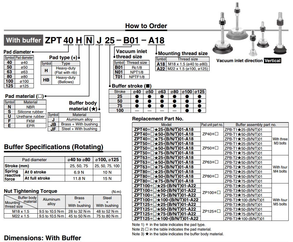 ZPT series mechanical arm 4080100120150200 heavy duty suction cup powerful suction cup factory