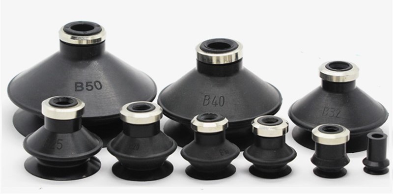 Bellows vacuum sucker zp-10 sucker manipulator accessories pneumatic silicone rubber vacuum sucker details