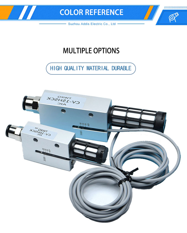 Pneumatic accessory sensing CV-15HSCK pneumatic vacuum generator vacuum ejector factory