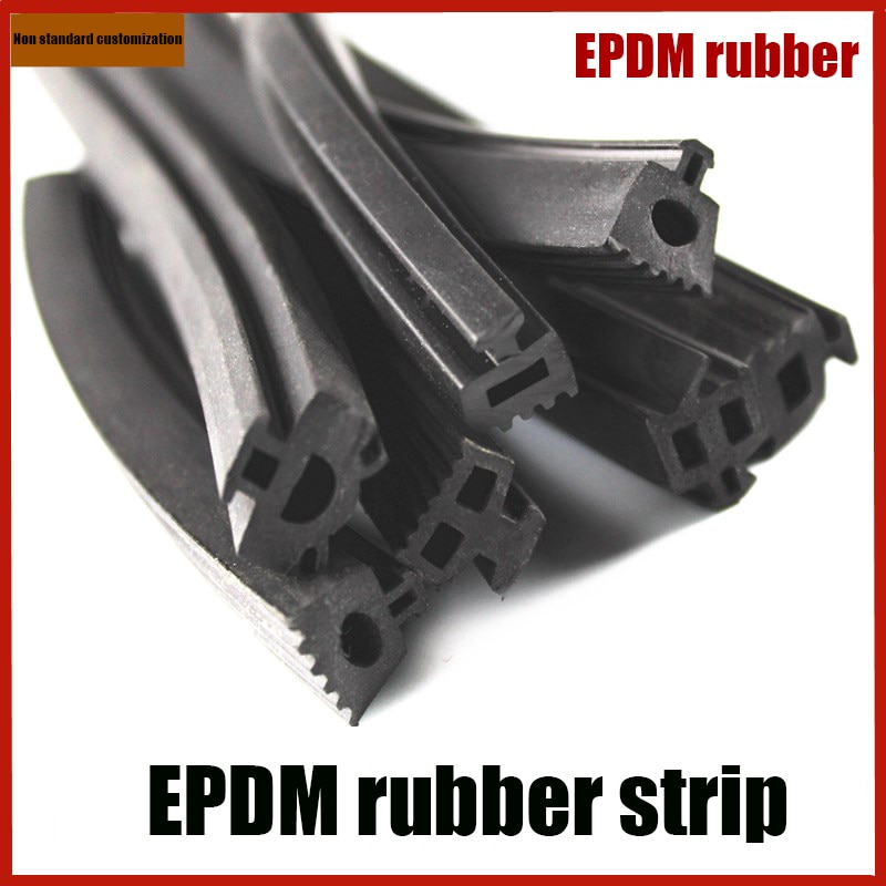 EPDM Rubber seal strip window and door windproof flexible glazing weather rubber gasket strip details