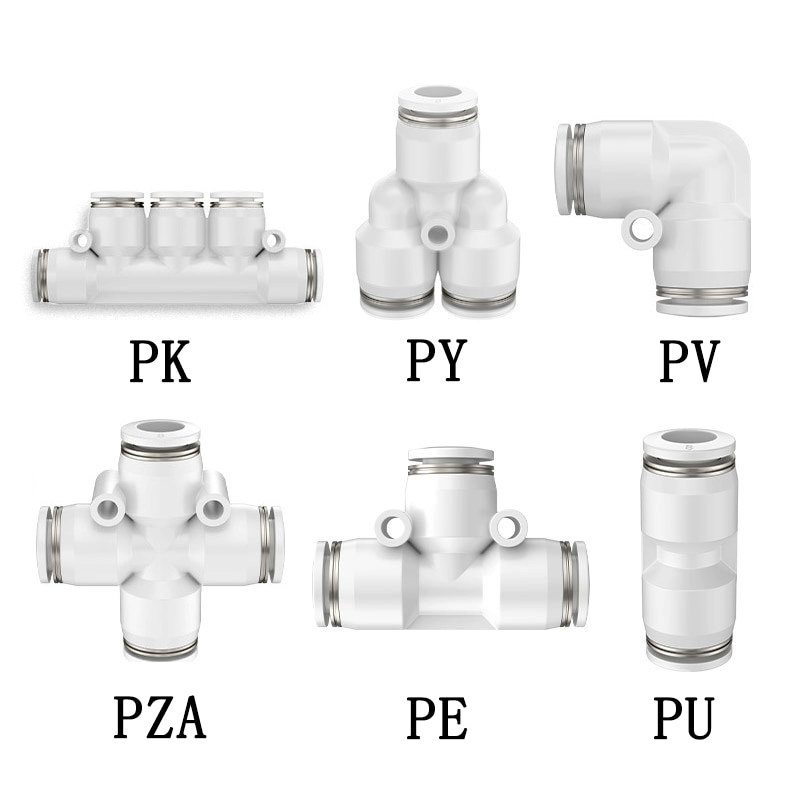 High Quality Wholesaler Pneumatic One Touch Tube Fittings Pneumatic Connectors Plastic Pneumatic Air Fittings manufacture