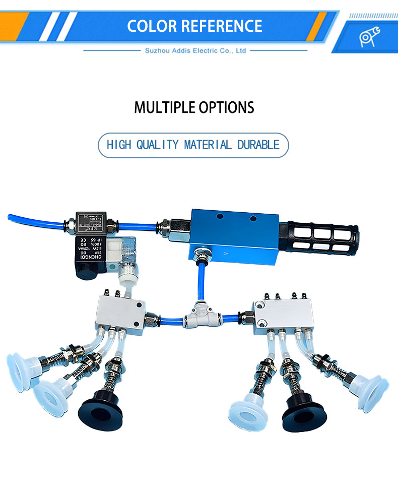 vacuum ejector solenoid valve muffler suction cup pneumatic vacuum generator suit details
