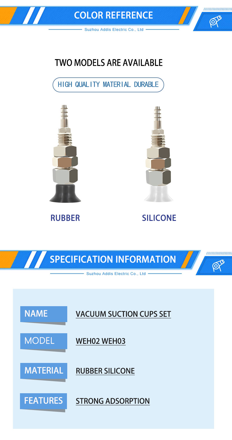 pneumatic fittings industrial robotic arm vaccium sucker accessories support suction cup manufacture