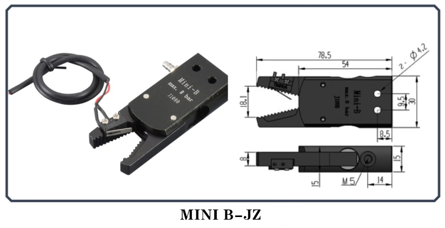 Star special nozzle clamp gr04.100j1060 manipulator Mini pneumatic nozzle clamp mini-a/b/e/c factory