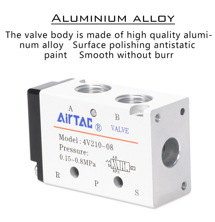4V110 4v310-10 220V coil control valve electronic gas Air control valve solenoid valve 24 V manufacture