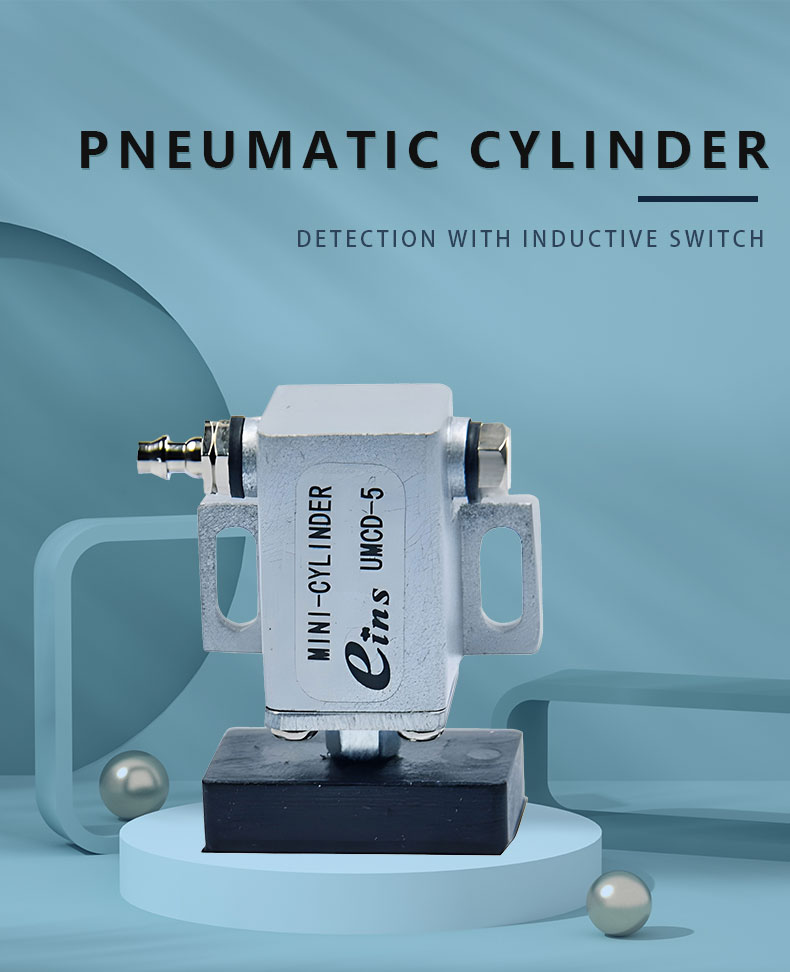 Robot arm 5mm Inductive switch detection mini aluminum cylinders pneumatic cylinder manufacture