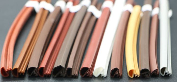 Customized wooden door window rubber seal strip sound insulation dustproof silicone rubber sealing strip gap filler strip factory