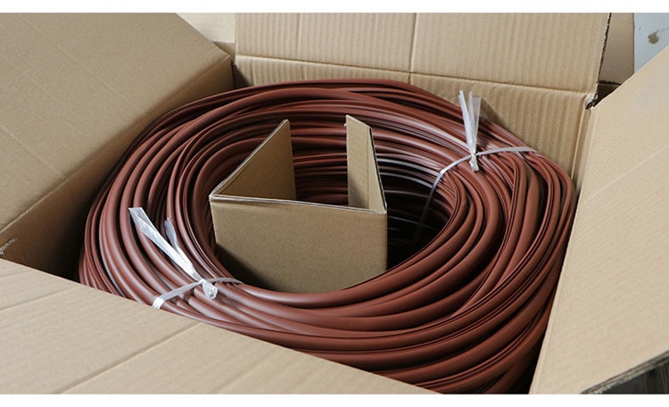 Customized wooden door window rubber seal strip sound insulation dustproof silicone rubber sealing strip gap filler strip details
