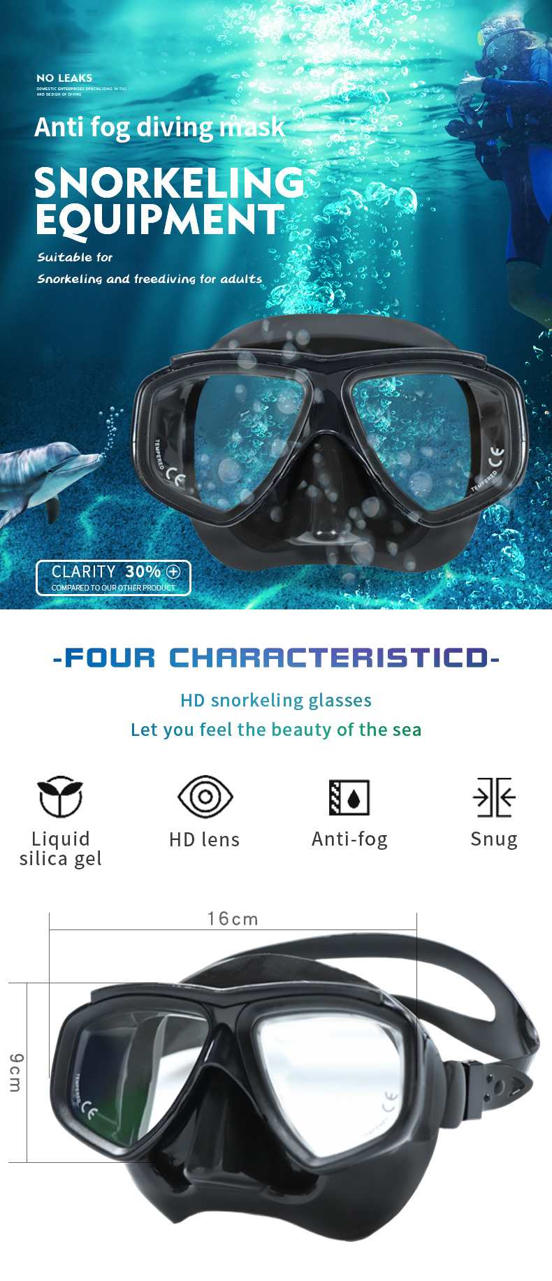 Factory Stock Fast Ship Customized Logo Snorkeling Diving Swimming Flipper Pocket Underwater Snorkeling Equipment Diving Set manufacture