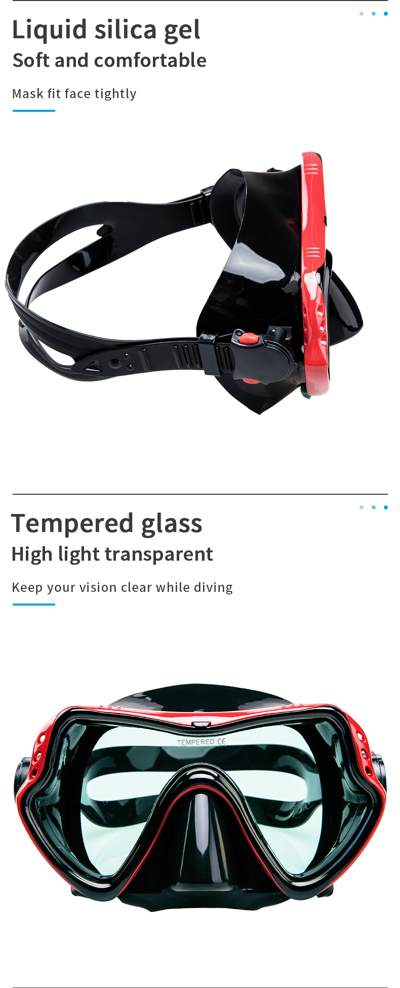 mask diving wave mask sport equipment factory