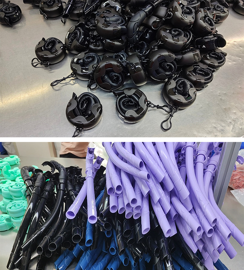 Top Selling Portable Full Silicone Scuba Free Diving Wet Snorkel Tube for Adult details
