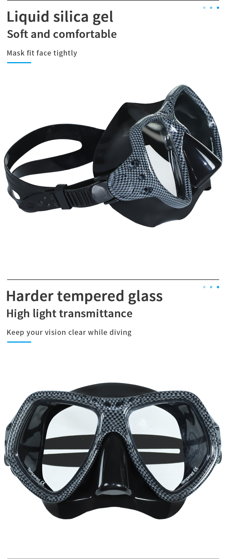 Big Face Snorkel Mask For Scuba Diving manufacture