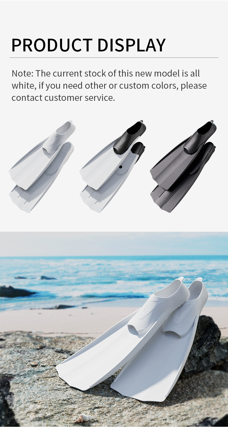 Upgraded version Divers Swim Fins Adult Snorkeling Training Full Foot Pocket  Fit Fitness Men Women Diving Fins manufacture