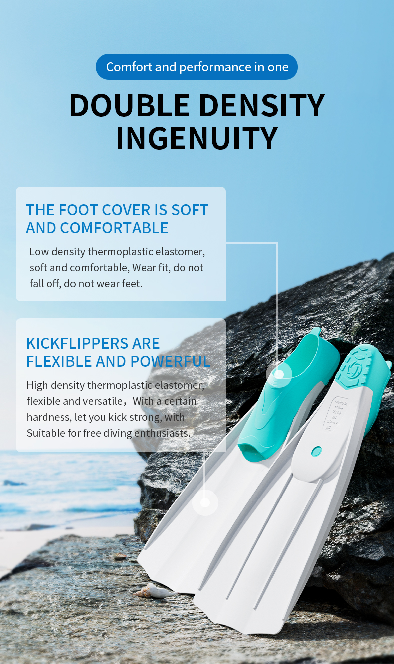 Upgraded version Divers Swim Fins Adult Snorkeling Training Full Foot Pocket  Fit Fitness Men Women Diving Fins supplier