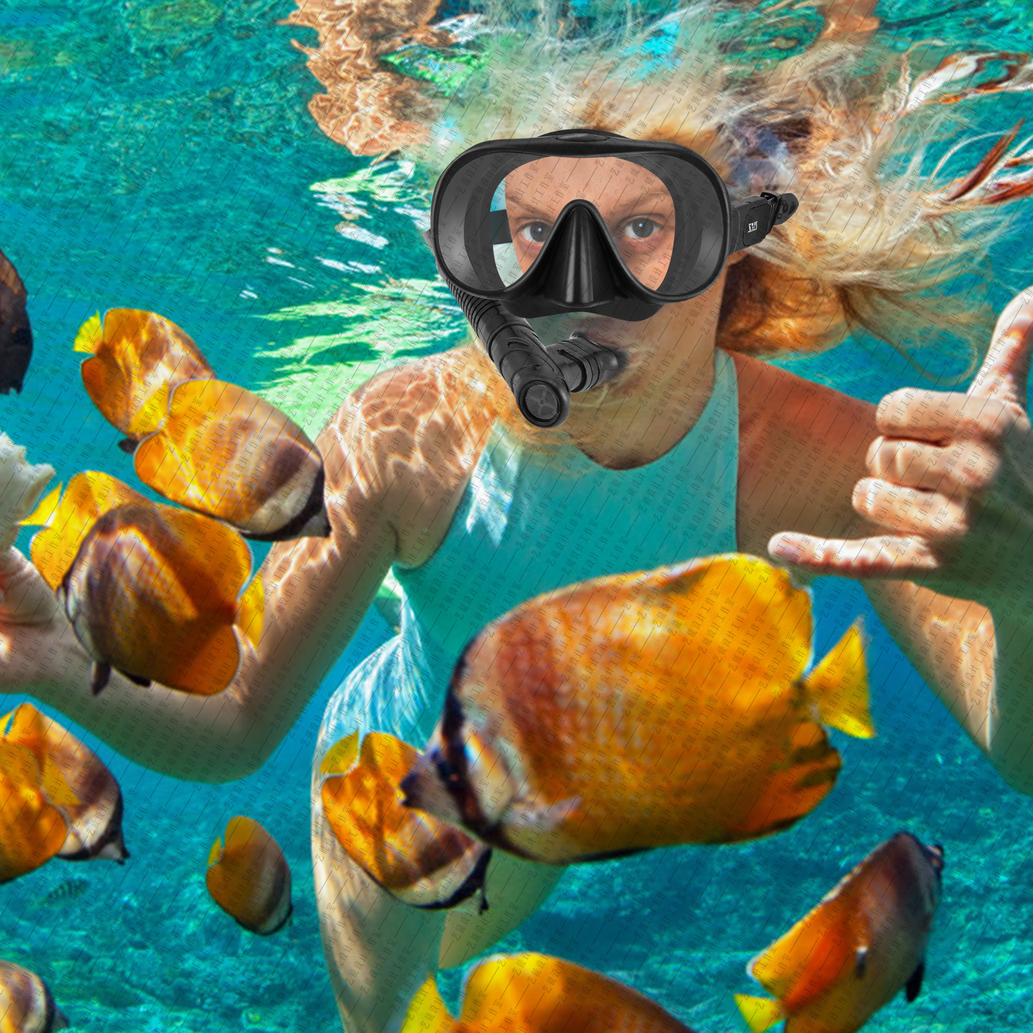 Frameless Low Volume Tempered Glass Diving Masks supplier