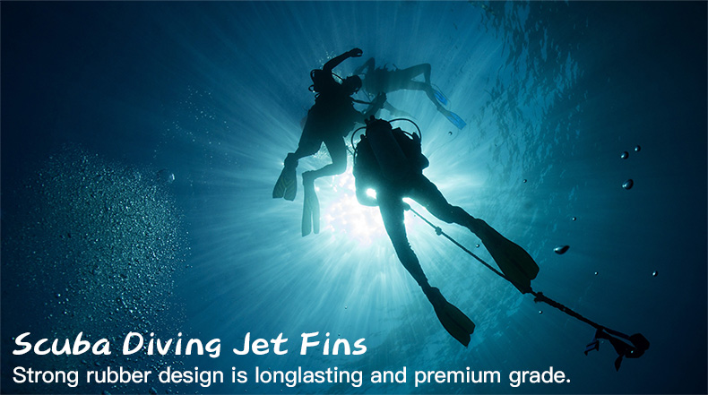 2021Trendy Diving Jet Fins Open Heel Scuba Fins Easy Adjustable Snorkeling Training diving Fins for Adult manufacture