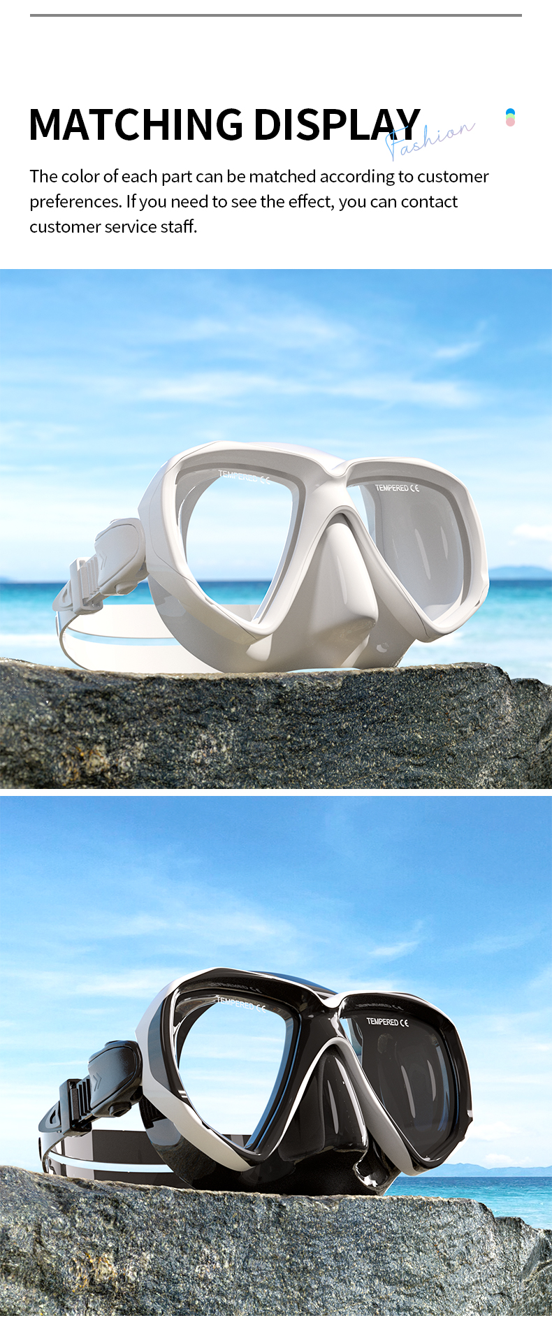 2024 exclusive wholesale of the latest children's diving goggles snorkeling glasses Kid Diving Mask factory