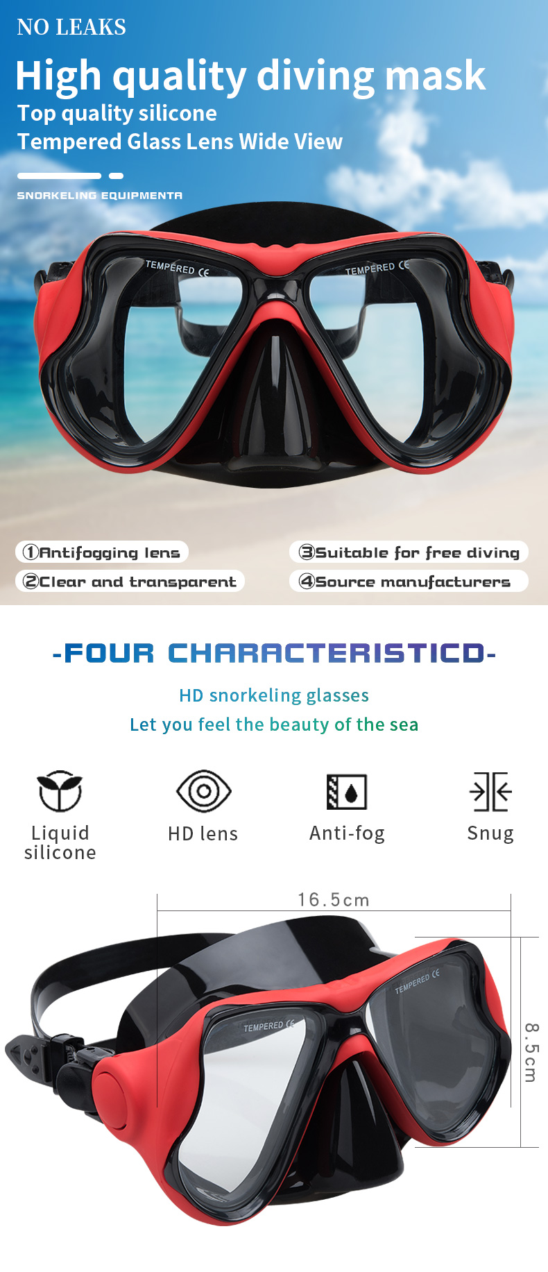 Professional Diving Spear Fishing Mask supplier