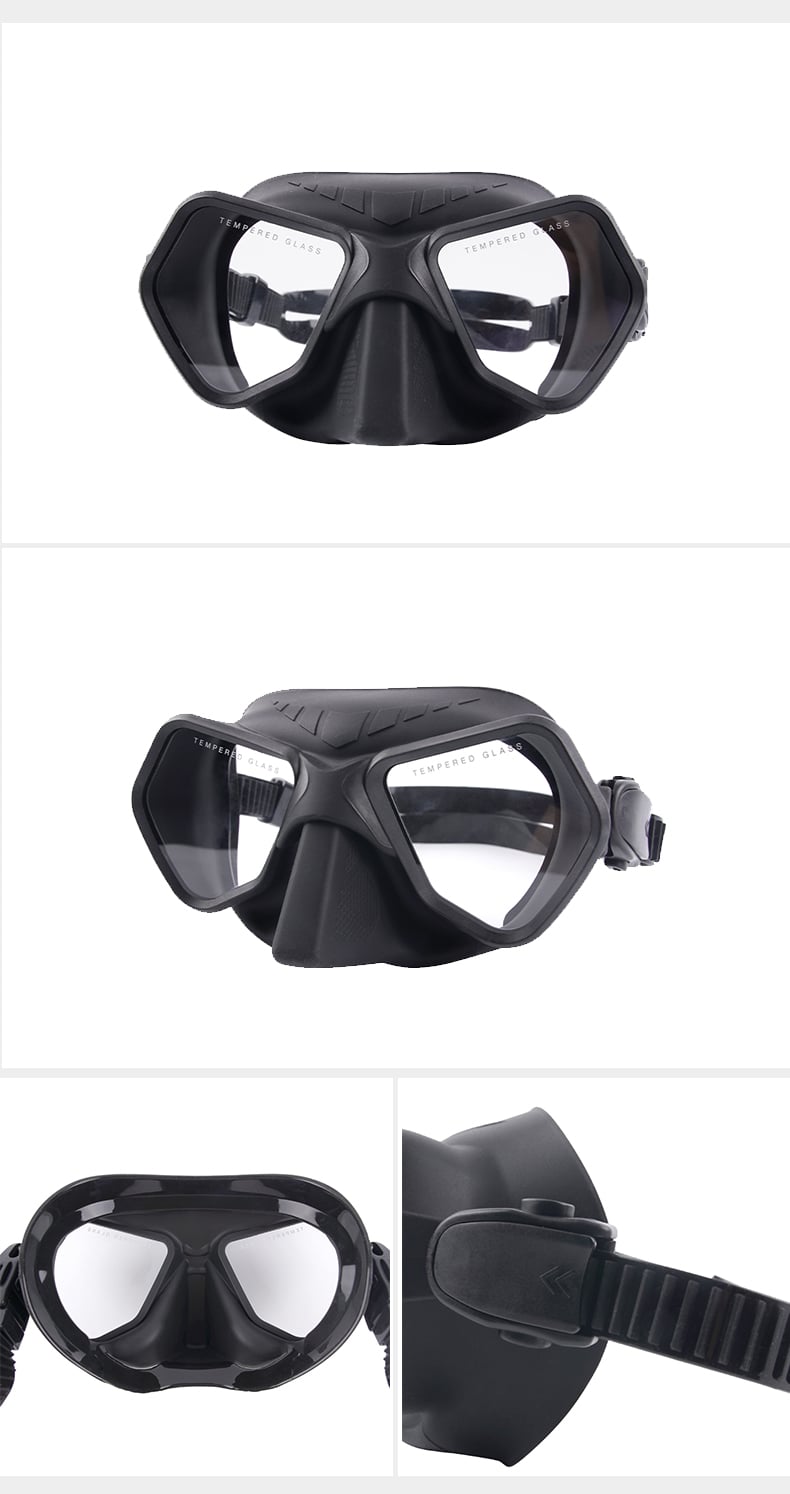 ZMZDIVE Low Volume Integrated Free Diving Mask factory