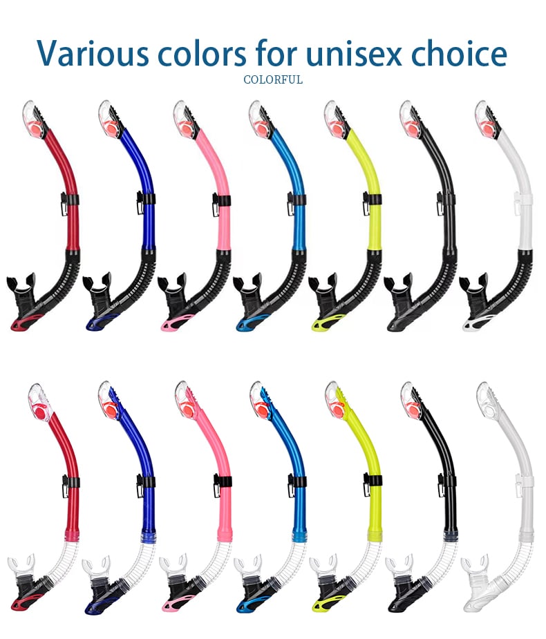 New Underwater Snorkel for Outdoor Swimming Pool Adult Full Dry Snorkel details