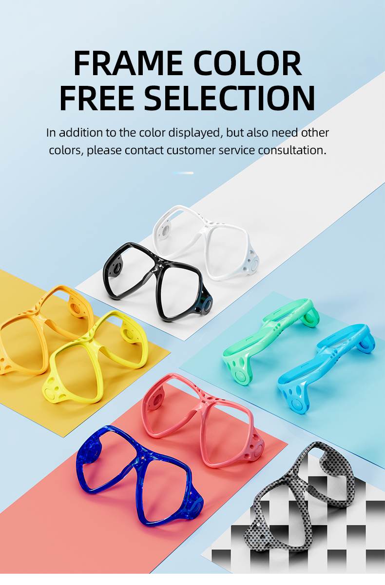 Custom Hot Sale Colorful single lens Diving Mask freediving low volume Tempered Glass Scuba Mask for Diving details