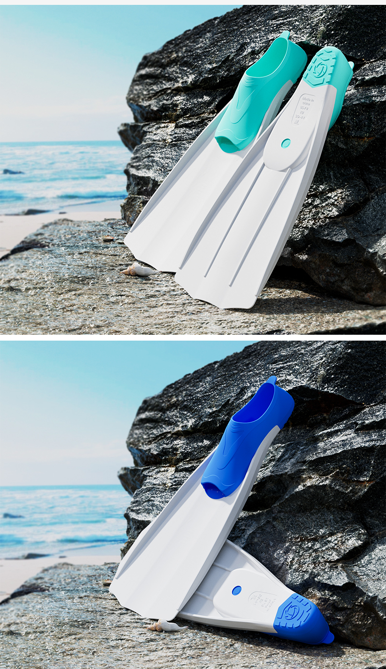 Upgraded version Divers Swim Fins Adult Snorkeling Training Full Foot Pocket  Fit Fitness Men Women Diving Fins manufacture