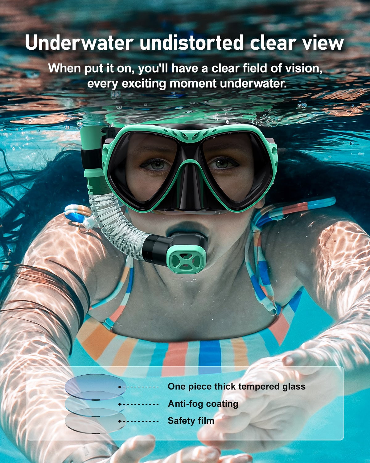 ZMZDIVE 20 Color Professional Adult Snorkeling Water Equipment Liquid Silicone Scuba Diving Mask manufacture